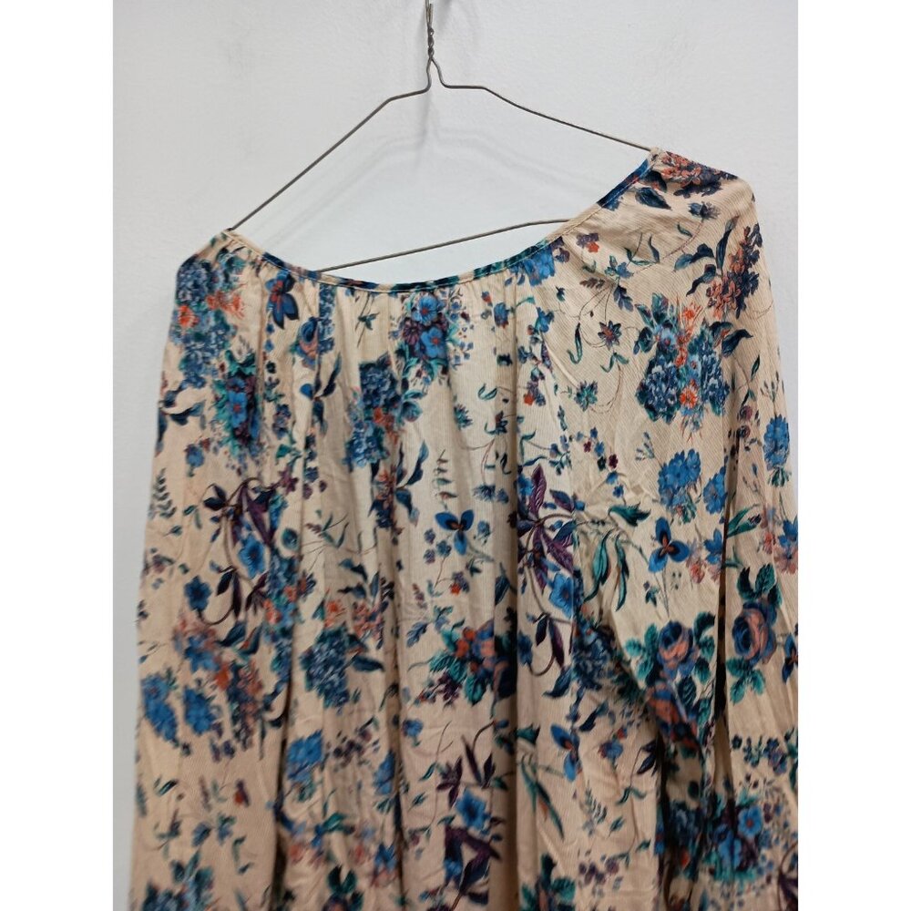 Anandas Collection BOHO Top Womens Large Floral F… - image 8